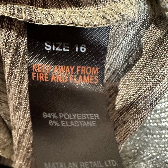 Foil Mini Dress Size 16 Papaya Party Dress New occasion sparkle pattern … - Picture 8 of 8